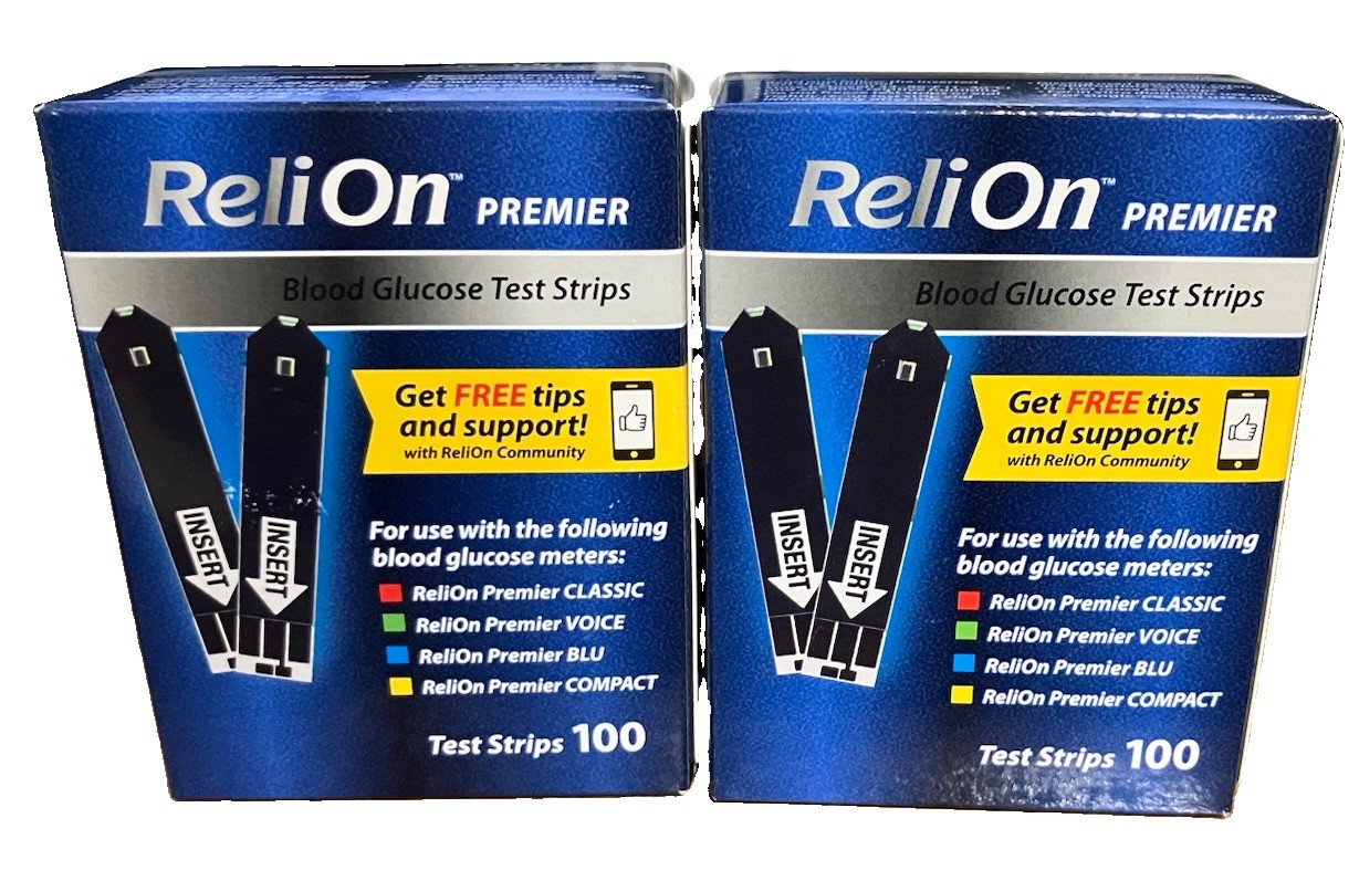 200 ReliOn Premier Test Strips~Super Fresh~2/2028~$33.97~Trusted Seller~FR SHIP 200 ReliOn Premier Test Strips~Super Fresh~2/2028~$33.97~Trusted Seller~FR SHIP