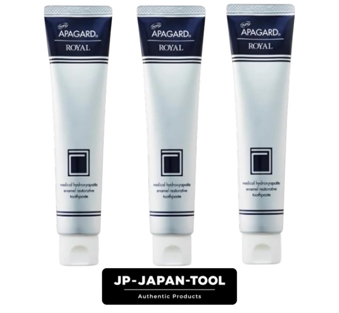 Sangi APAGARD ROYAL SRC2 Nanotechnology Whitening Toothpaste 3 pcs set Japan
