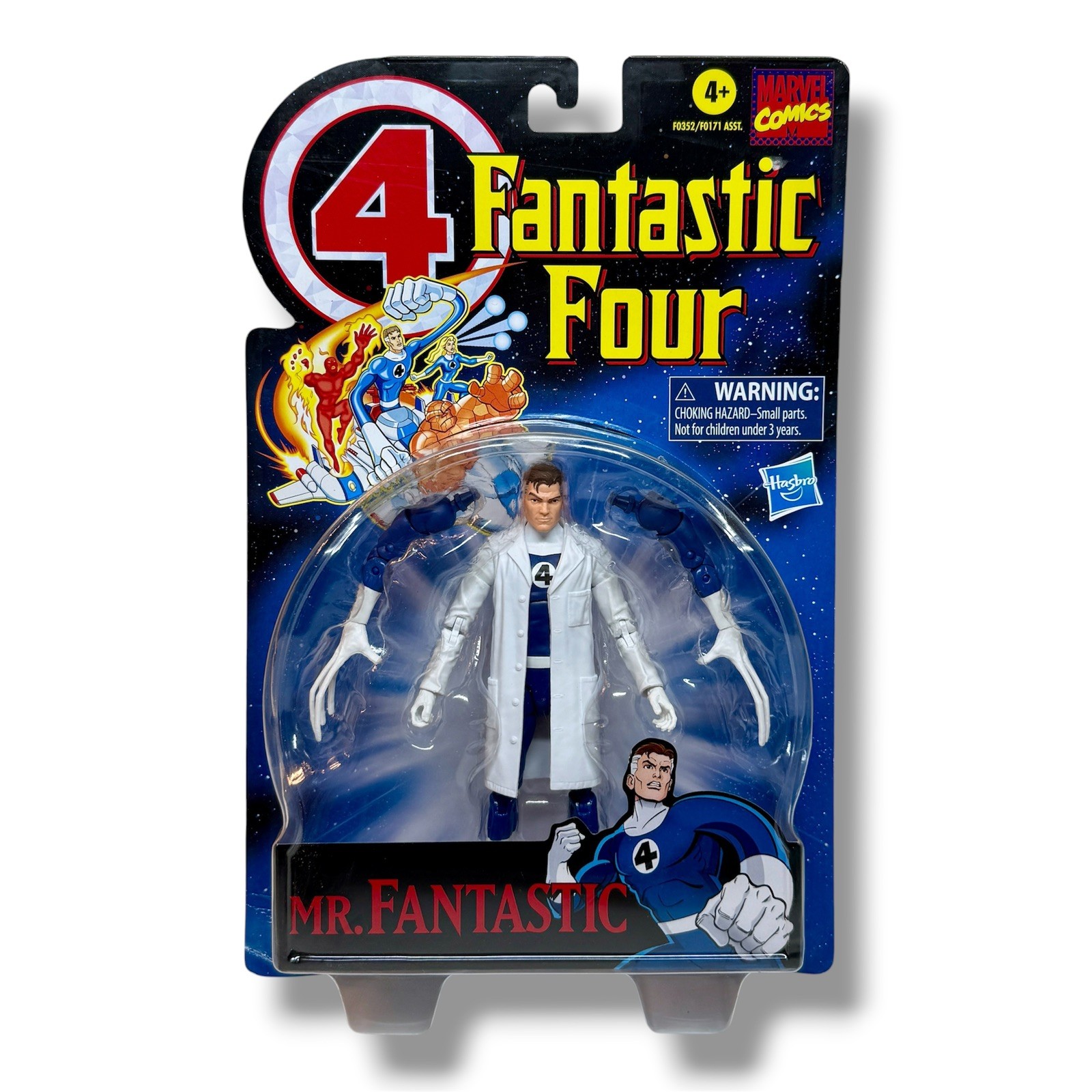 Mr. Fantastic Marvel Legends Retro Vintage Fantastic Four Lab Coat 6\ Mr. Fantastic Marvel Legends Retro Vintage Fantastic Four Lab Coat 6\