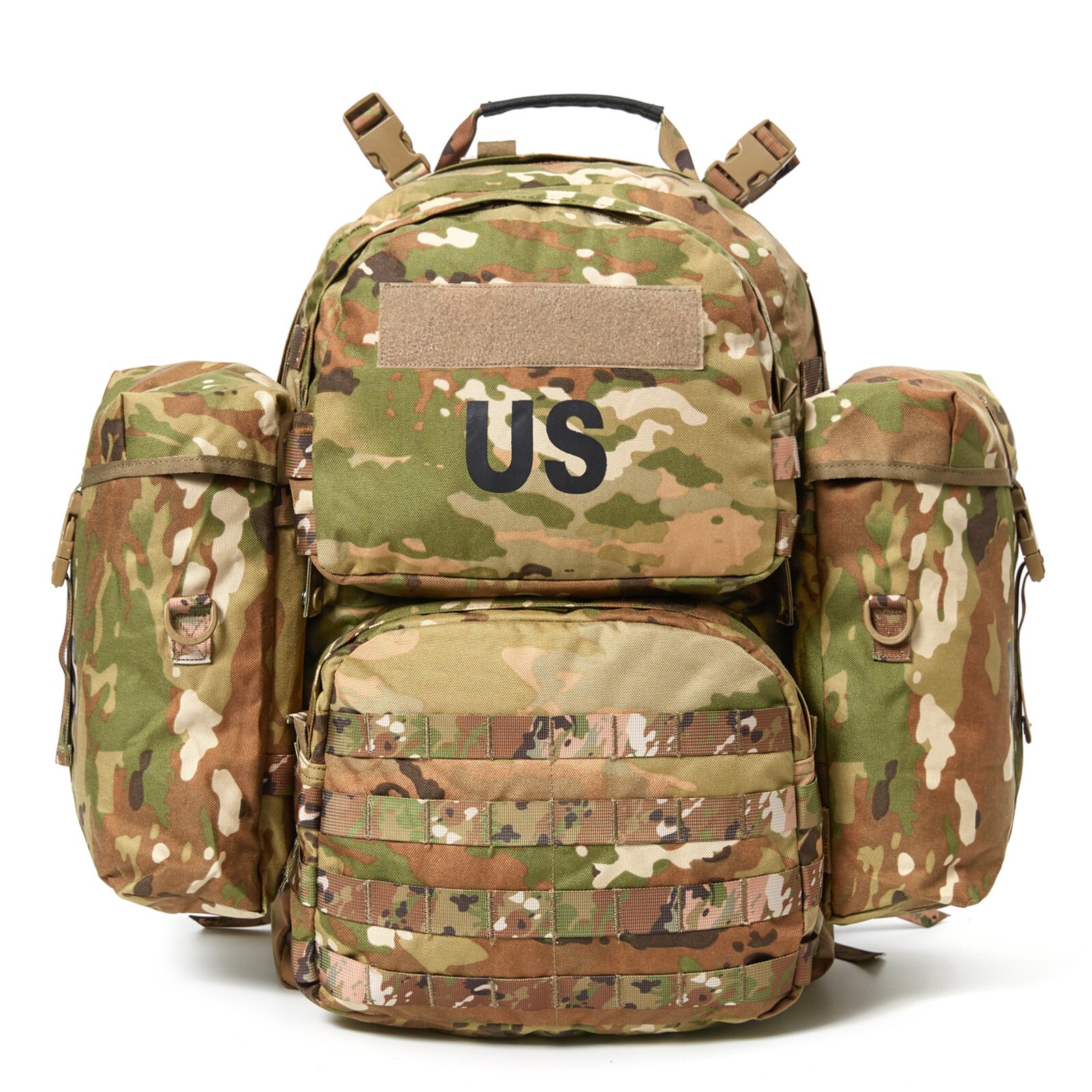 MOLLE Medium Rucksack OCP Camo Full Military Kit w/ Frame Waist Belt Pouches