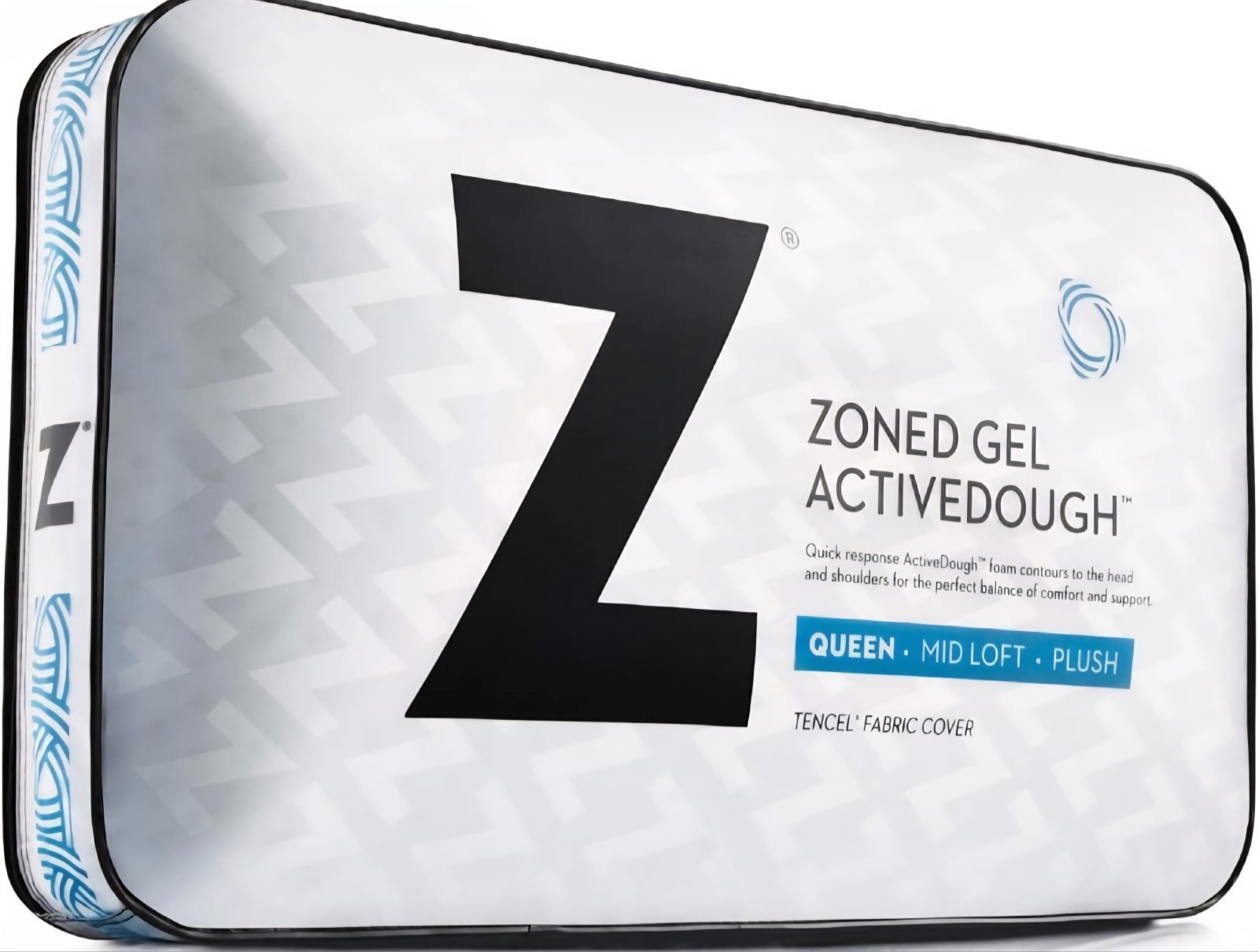 Malouf-ZONED Gel ACTIVEDOUGH®Plush Mid Loft~Queen BLUE |MSRP $105 Malouf-ZONED Gel ACTIVEDOUGH®Plush Mid Loft~Queen BLUE |MSRP $105