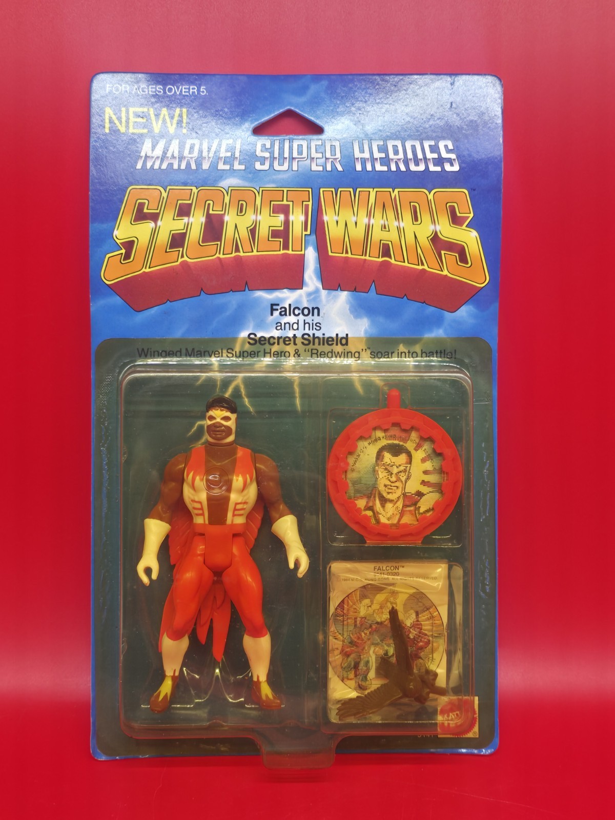 Marvel Secret Wars Falcon 8-Back AFA 85 Mattel 1984 VINTAGE