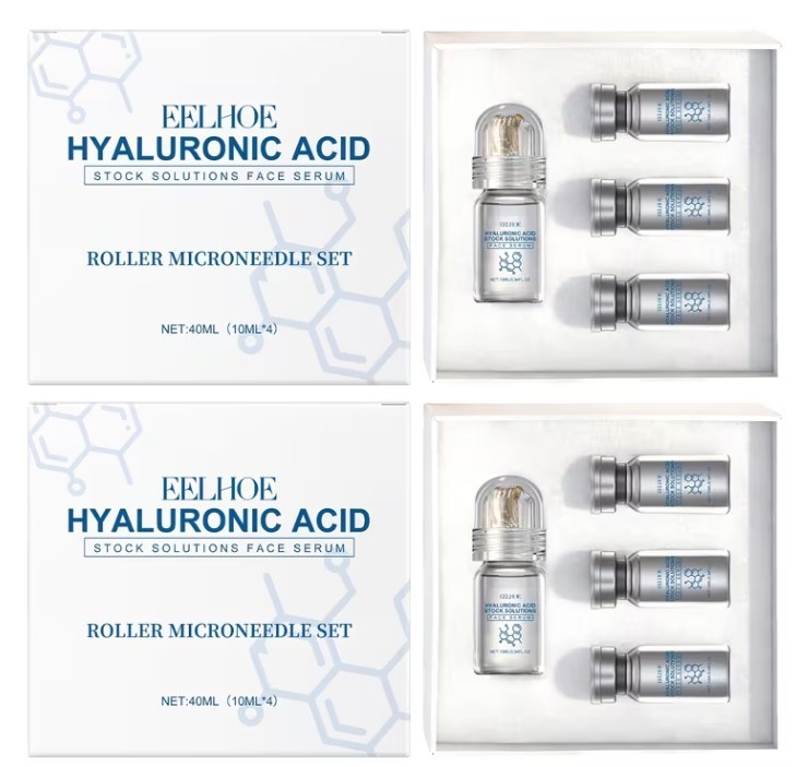 80ML 2 KITS Micro Infusion FILL WRINKLES needle stamp Hyaluronic Acid Collagen 80ML 2 KITS Micro Infusion FILL WRINKLES needle stamp Hyaluronic Acid Collagen