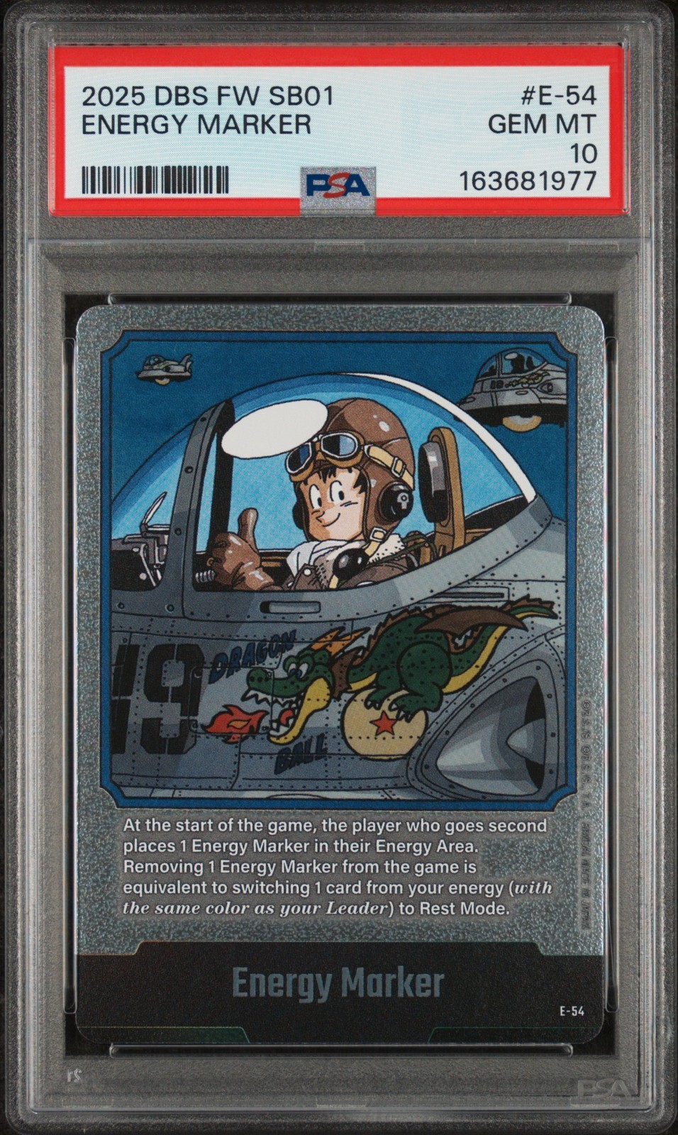 2025 DBS FW SB01 Silver Energy Marker E-54 PSA 10