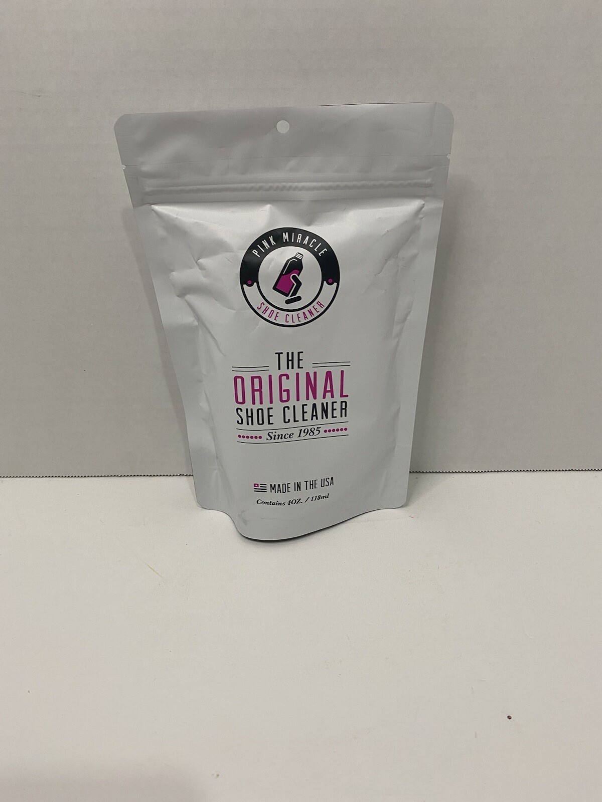 4oz Pink Miracle Shoe Cleaner Kit With Brush 4oz Pink Miracle Shoe Cleaner Kit With Brush