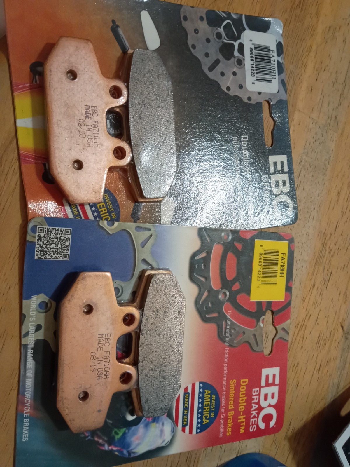 EBC FA710HH Double-H Sintered Front/Rear Brake Pads For Harley Softail 18-26 Lot