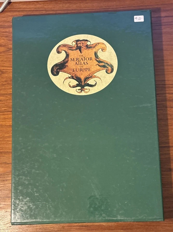 Mercator Atlas of Europe 1570-1572 Facsimile Maps COMPLETE Walking Tree 1998