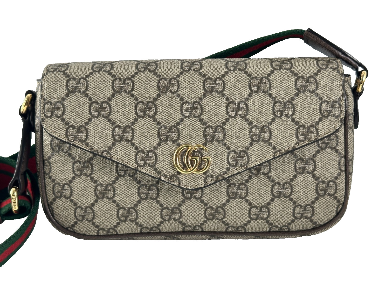 Authentic Gucci Ophidia Pochette GG Supreme Beige Authentic Gucci Ophidia Pochette GG Supreme Beige