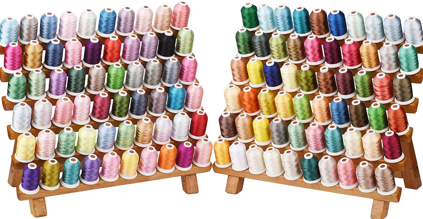 Simthread 120 Madeira Colors Polyester Machine Embroidery Thread Kit 550Y500M... Simthread 120 Madeira Colors Polyester Machine Embroidery Thread Kit 550Y500M...