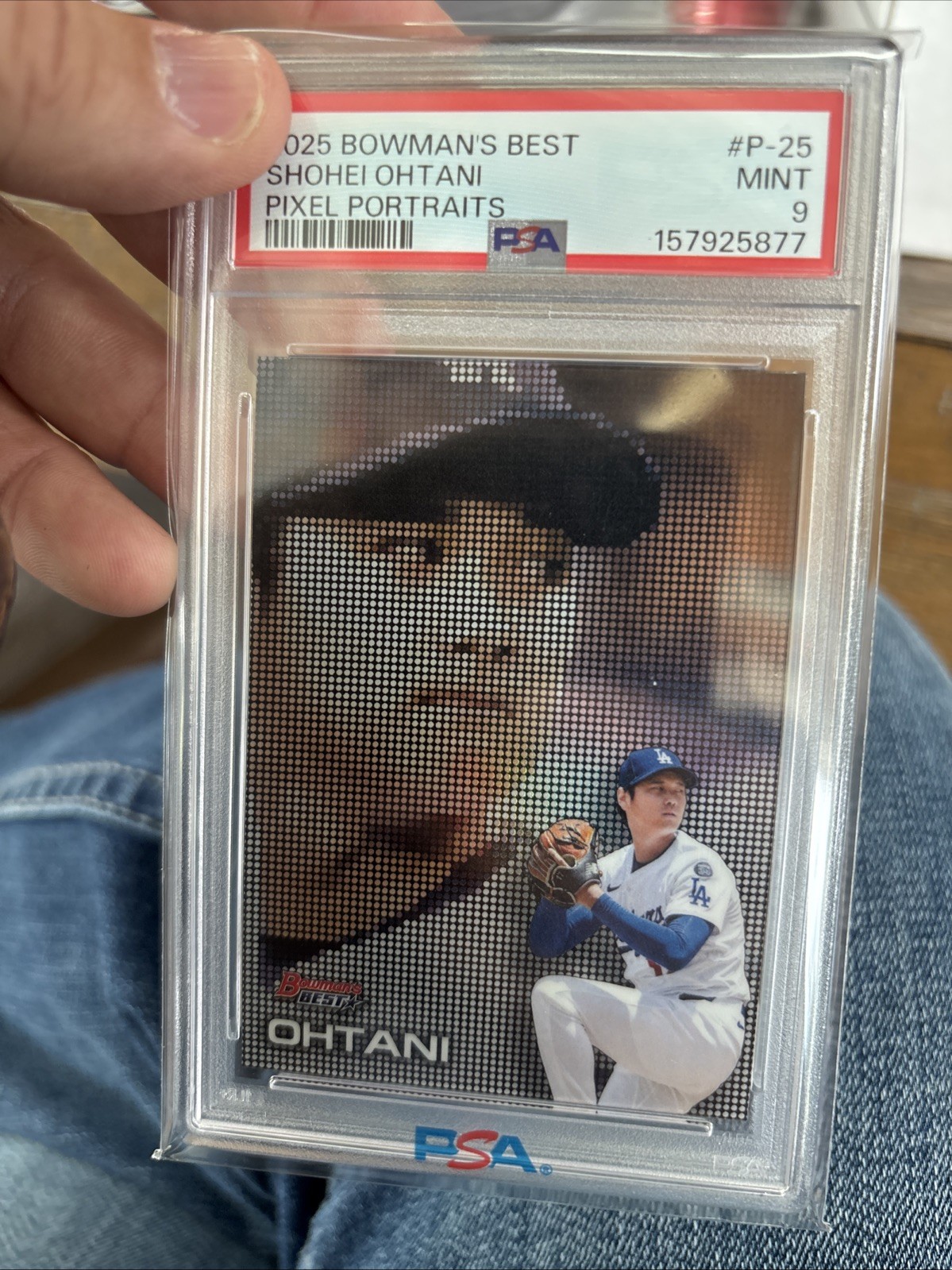 2025 BOWMAN'S BEST SHOHEI OHTANI PIXEL PORTRAITS #P-25 PSA 9 Dodgers 2025 BOWMAN'S BEST SHOHEI OHTANI PIXEL PORTRAITS #P-25 PSA 9 Dodgers