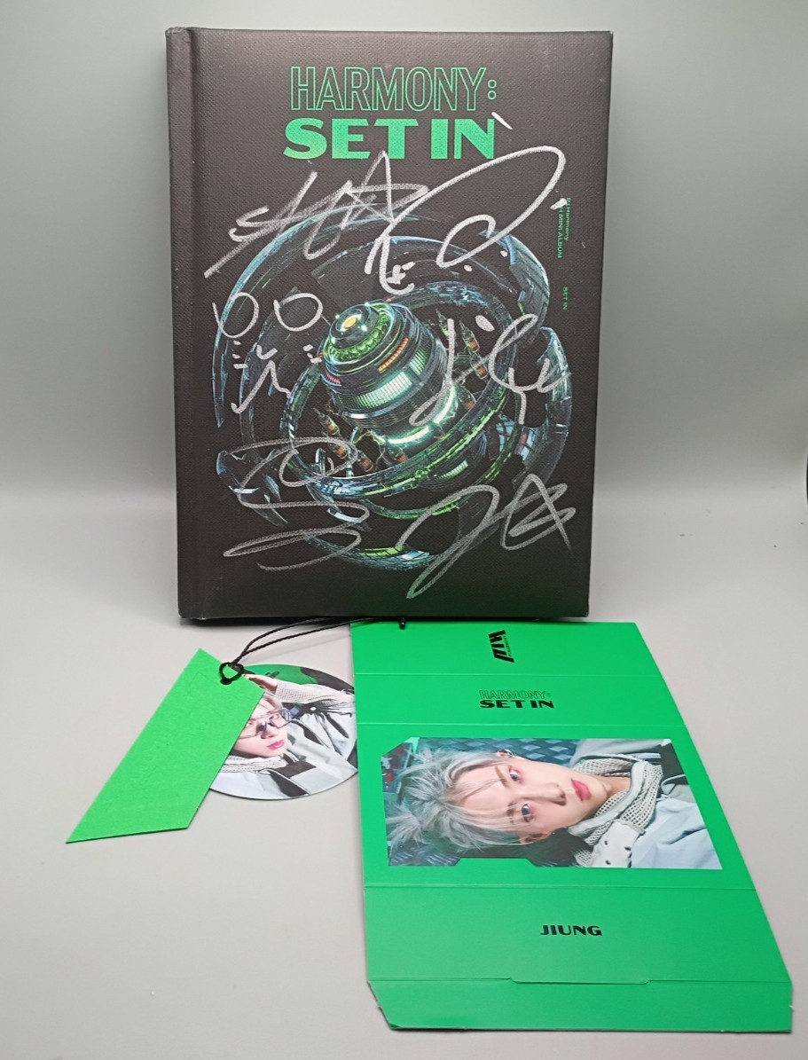 FULL BAND SIGNED x6 P1harmony Harmony Set In CD K-Pop 5th MIni Album GREEN VER FULL BAND SIGNED x6 P1harmony Harmony Set In CD K-Pop 5th MIni Album GREEN VER