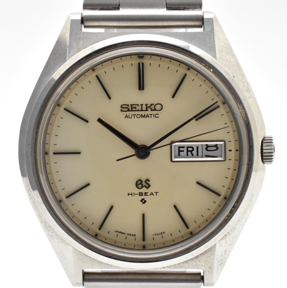 【EXC+5】Vintage SEIKO Grand Seiko GS 5646−7010 Automat Men\'s Watch 36mm JAPAN