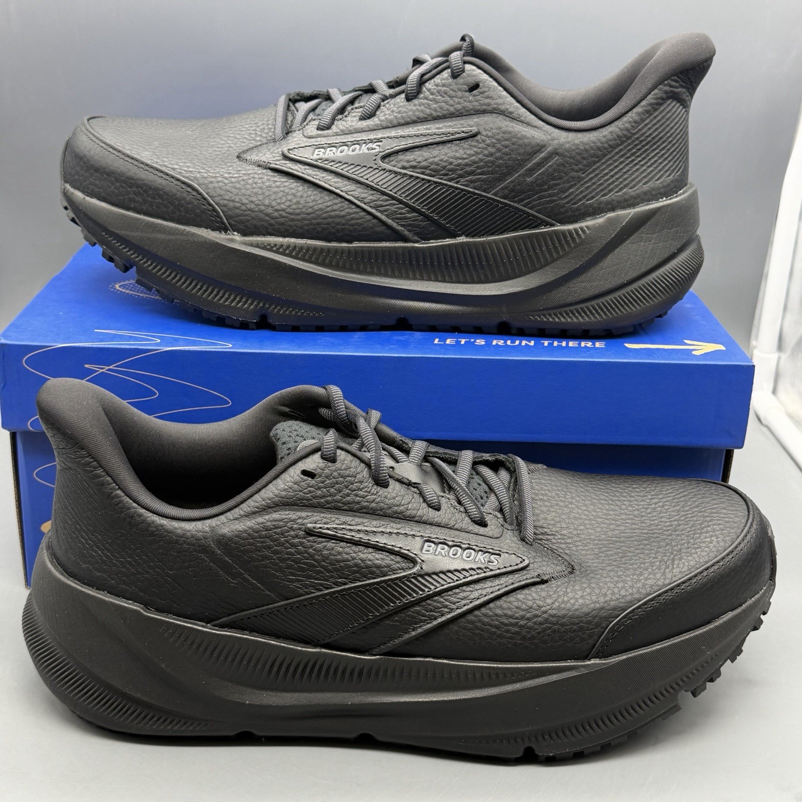 Brooks Ghost Max Slip Resistant Mens 10 D Running Walking Gym Work Shoes Black Brooks Ghost Max Slip Resistant Mens 10 D Running Walking Gym Work Shoes Black