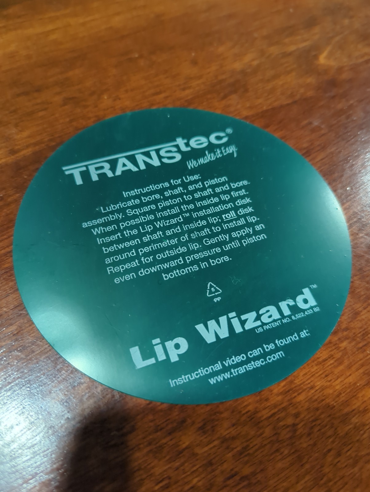 TRANSTEC Lip Wizard™ NEW Transmission Clutch Piston Lip Seal Installer Tool 1-pc TRANSTEC Lip Wizard™ NEW Transmission Clutch Piston Lip Seal Installer Tool 1-pc