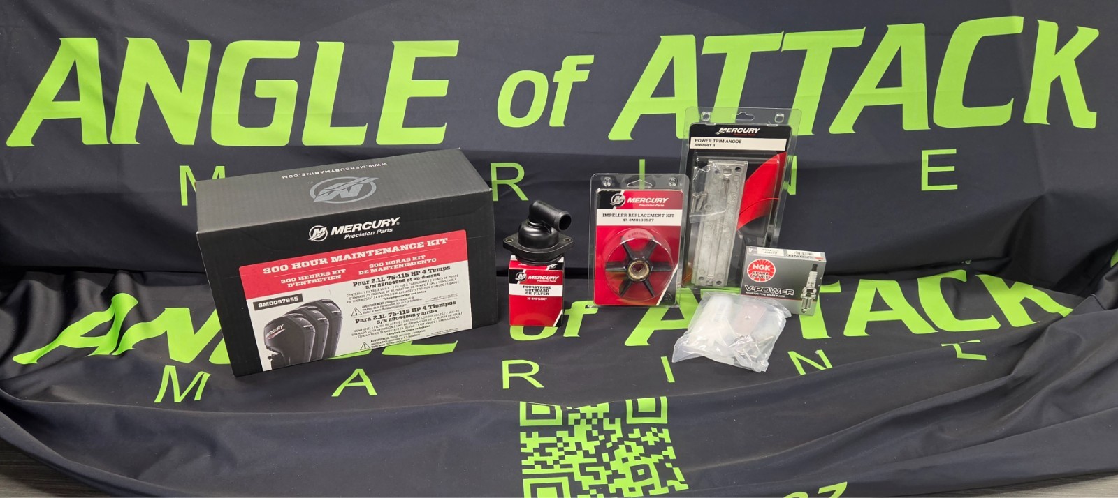 OEM Mercury 300 Hour Maintenance Kit 75 - 115 HP 4-Stroke (2.1L) 8M0097855
