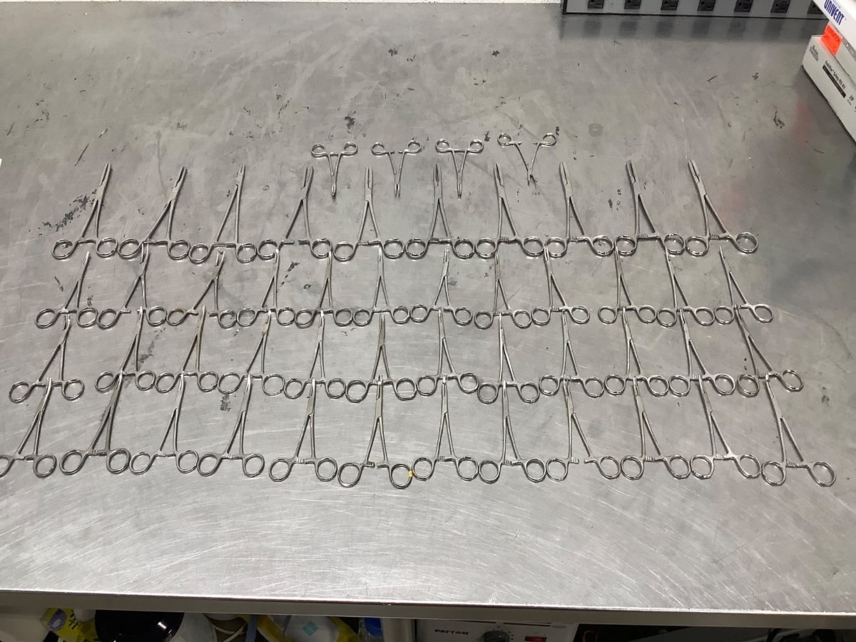 Bulk Assorted Stainless Steel Surgical Instrument Lot Forceps/Clamps