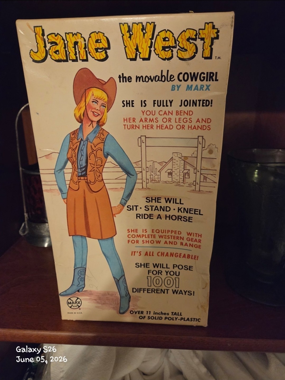 ​Vintage 1965 Marx Jane West \