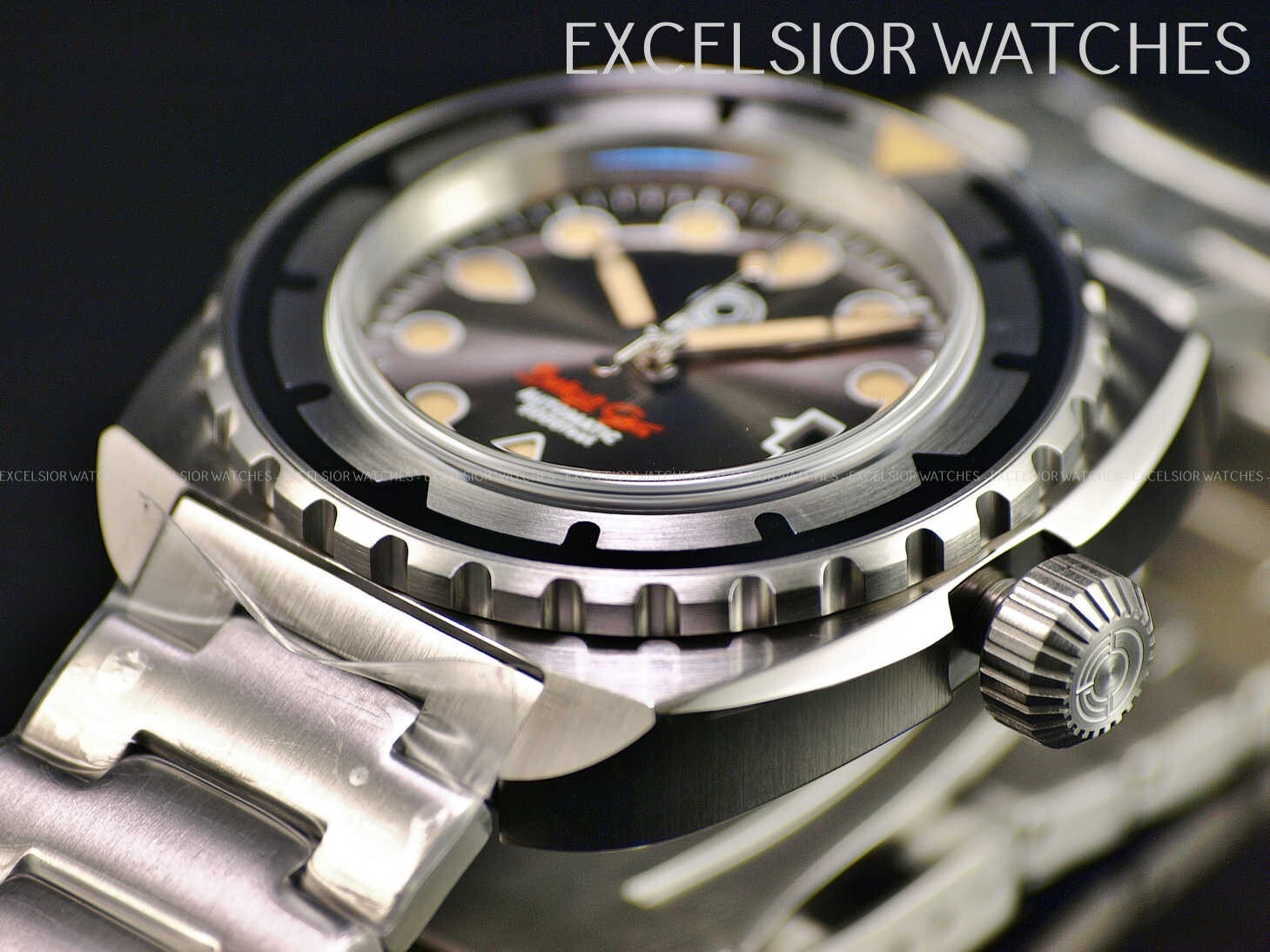 New Esoteric Bathyal GRIS 44mm Automatic 9015 Sapphire 600m Diver Watch