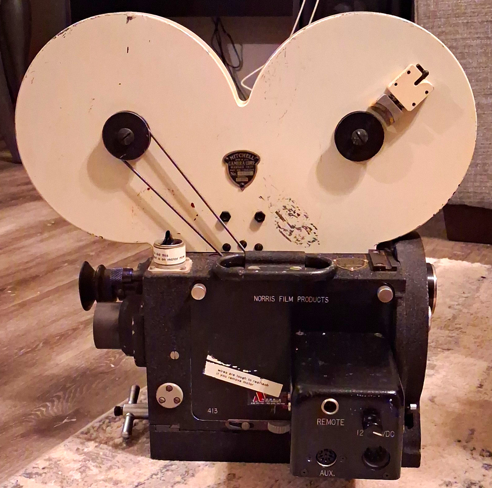 RARE Vintage Mitchell 16mm_400 Display or Parts Only RARE Vintage Mitchell 16mm_400 Display or Parts Only