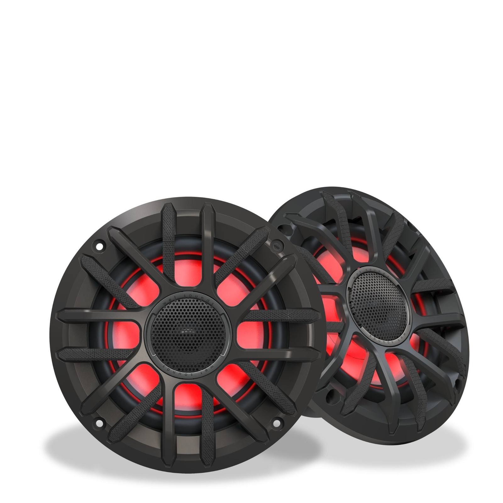 Wet Sounds SCT-6-TI-RGB SCOUT 6 6.5-Inch Dark Titanium Marine Coaxial Speaker...