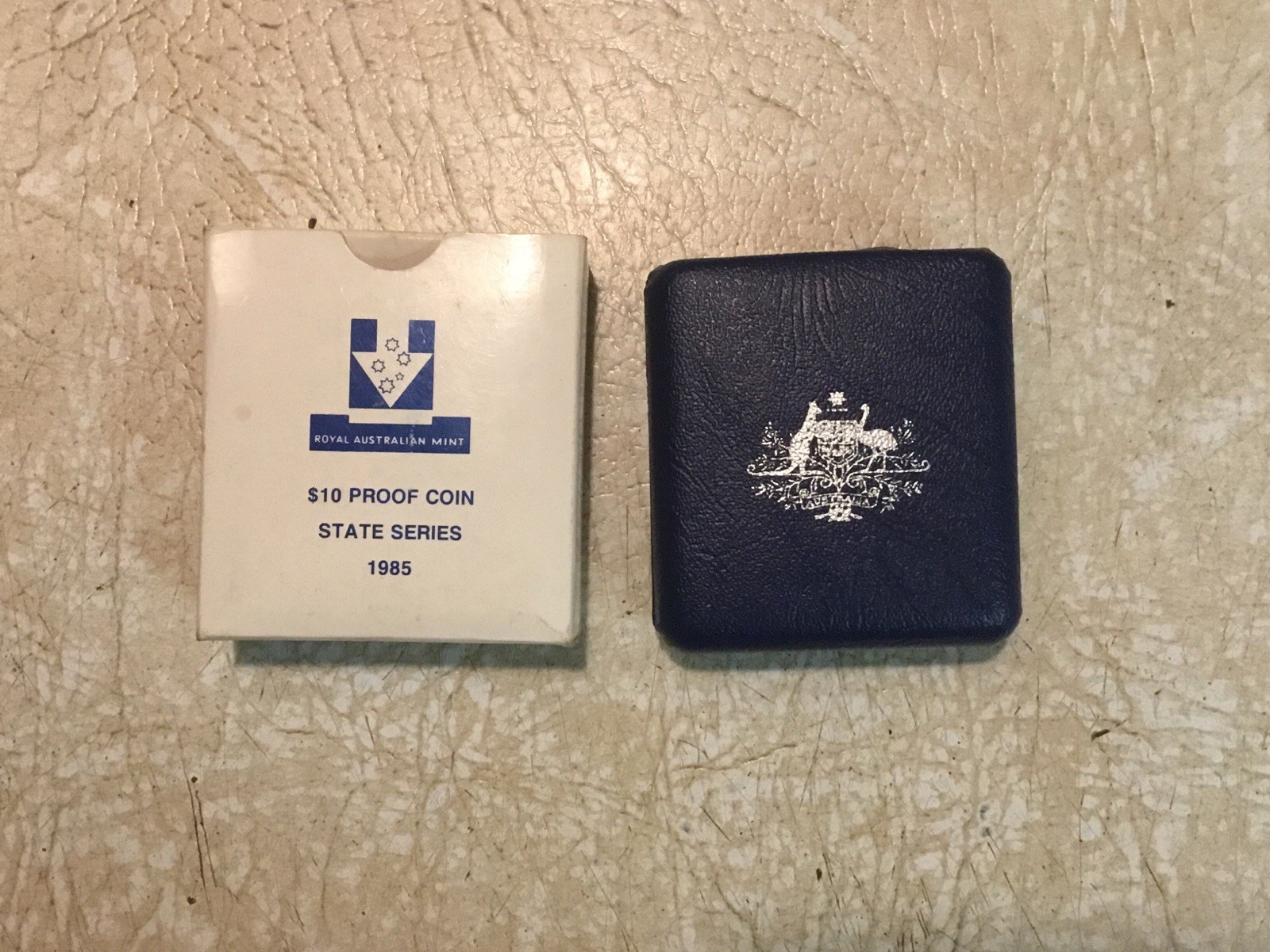 1836 1985 South Australia $10 Proof Silver Coin State Original Case & Box 1836 1985 South Australia $10 Proof Silver Coin State Original Case & Box