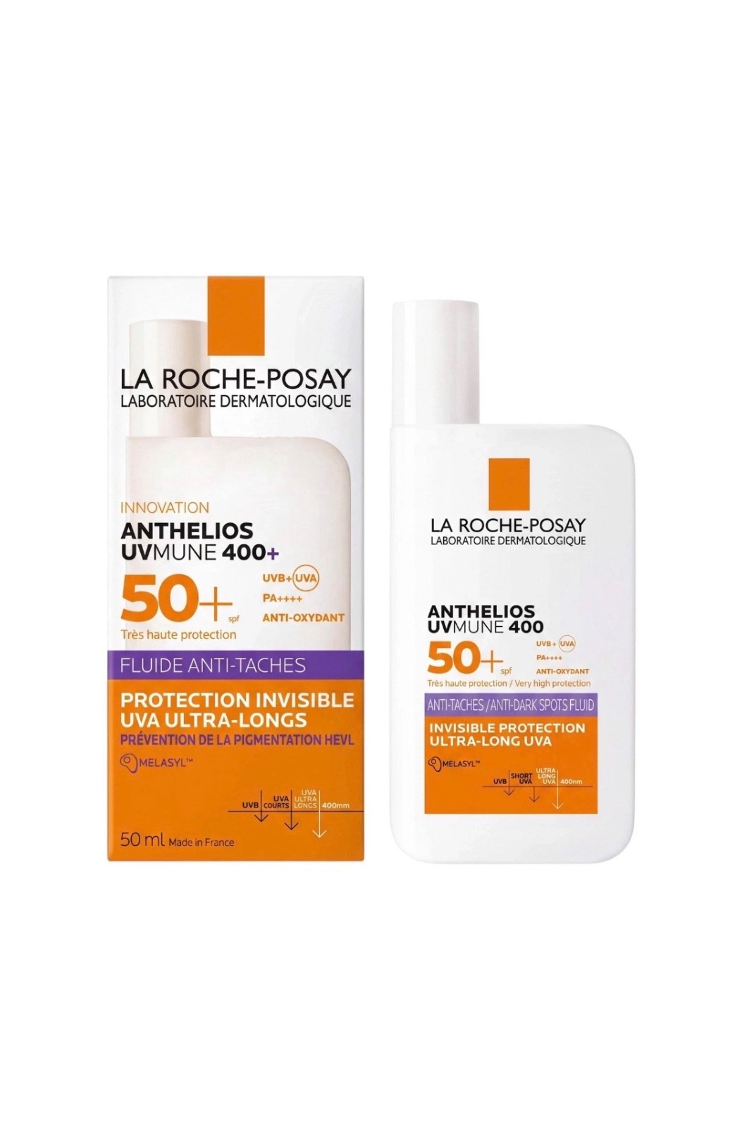 La Roche-Posay Anthelios UVMune 400 Anti-Dark Spot Fluid SPF50+ 50ml Exp 12/2028 La Roche-Posay Anthelios UVMune 400 Anti-Dark Spot Fluid SPF50+ 50ml Exp 12/2028