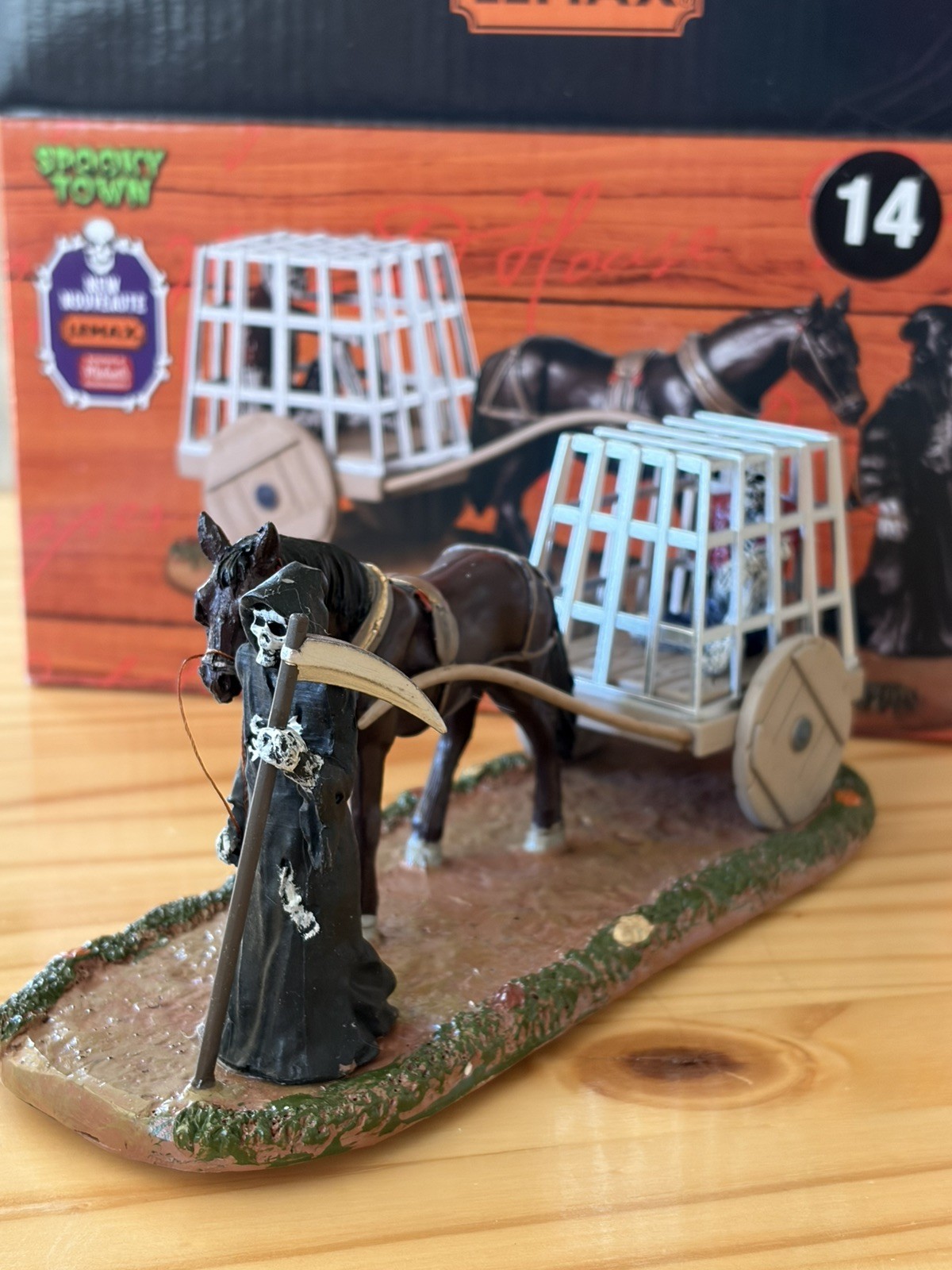 Lemax Spooky Town Dungeon Cart With Box