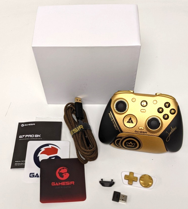 GameSir G7 Pro 8K Wireless Controller Gold Edition for PC (Windows, STEAM)