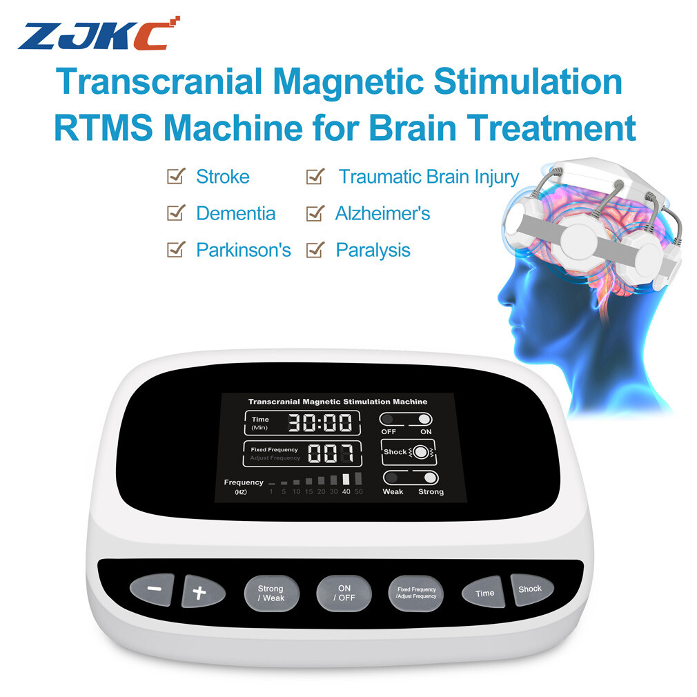 TMS Transcranial Magnetic Brain Stimulator for Depression Stroke Stress Releaser