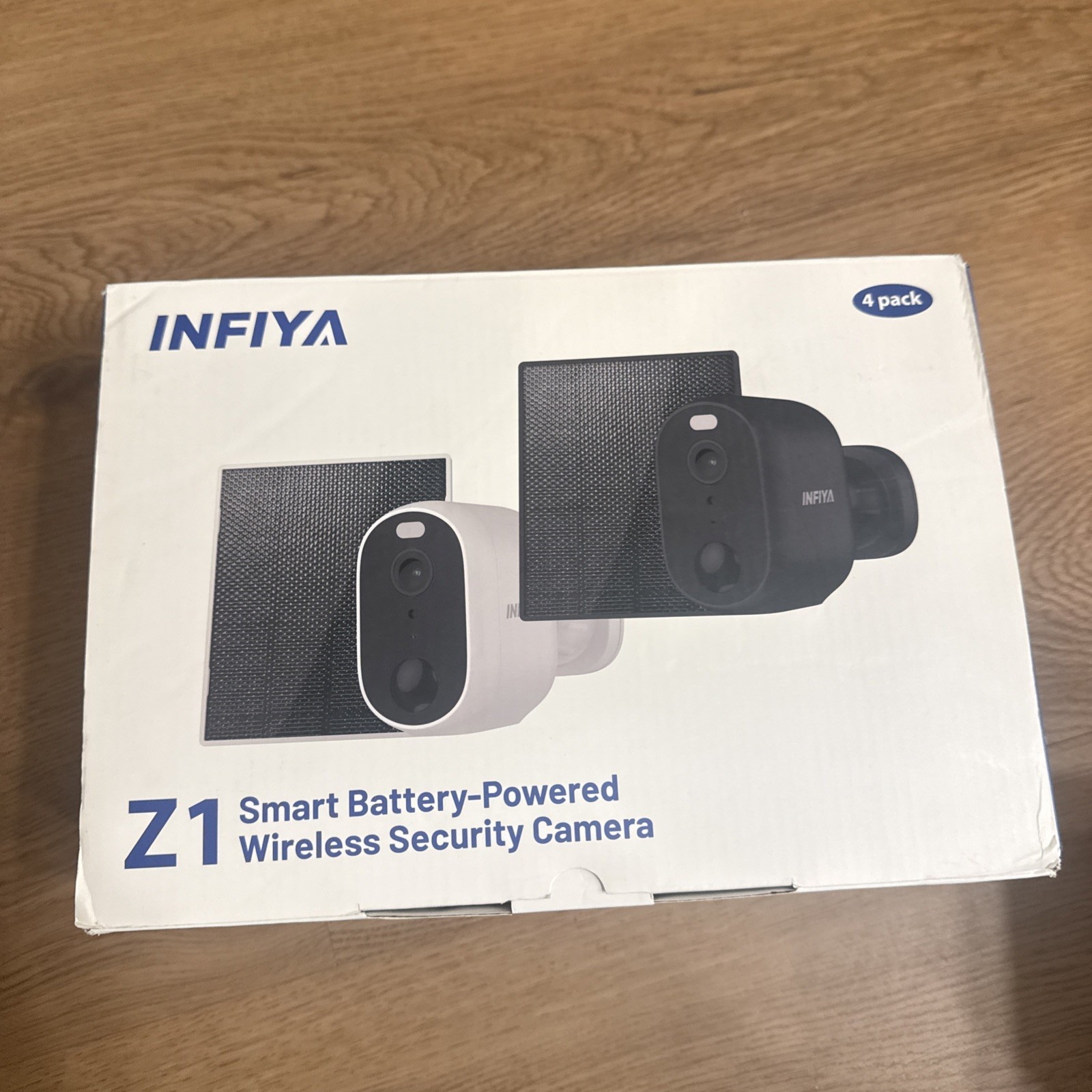4 Pack INFIYA Z1 2K Two-Way Smart Battery-Powered Wireless Security Camera 4 Pack INFIYA Z1 2K Two-Way Smart Battery-Powered Wireless Security Camera