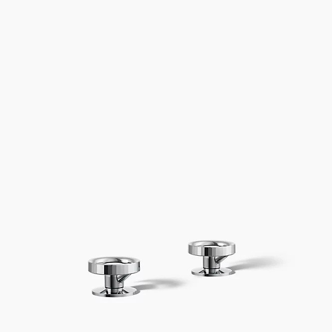 Kohler K-77974-9-CP Components Wheel Handles for Bathroom Faucet