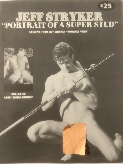 Rare JEFF STRYK*R Magazine Portrait of a Super St*d Rare JEFF STRYK*R Magazine Portrait of a Super St*d