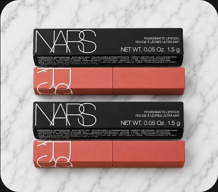 2 x Nars NO ANGEL 101  Powermatte Lipstick .05 oz /1.5g ea Full Size NIB 