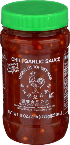 Huy Fong Sauce Chili Vietnam Garli 8 OZ Pack Of 12