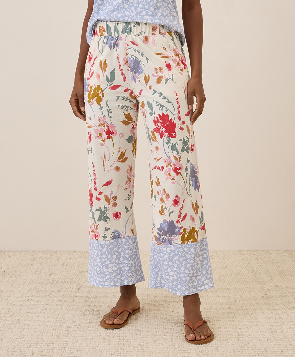 Pact Women\'s Staycation Sleep Pant Small Dayspring Soft Comfortable Lounge Pants