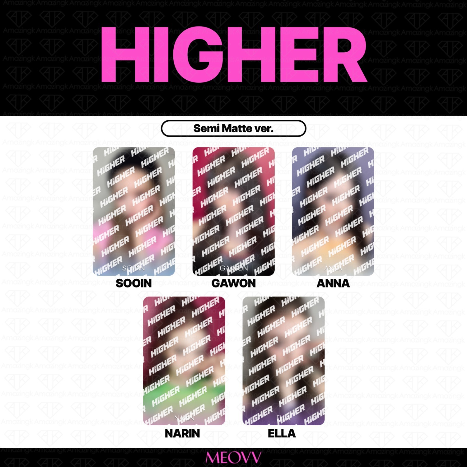[PreSale] MEOVV 2nd EP BITE NOW ShowMusicCore #949 Selfie Photocard