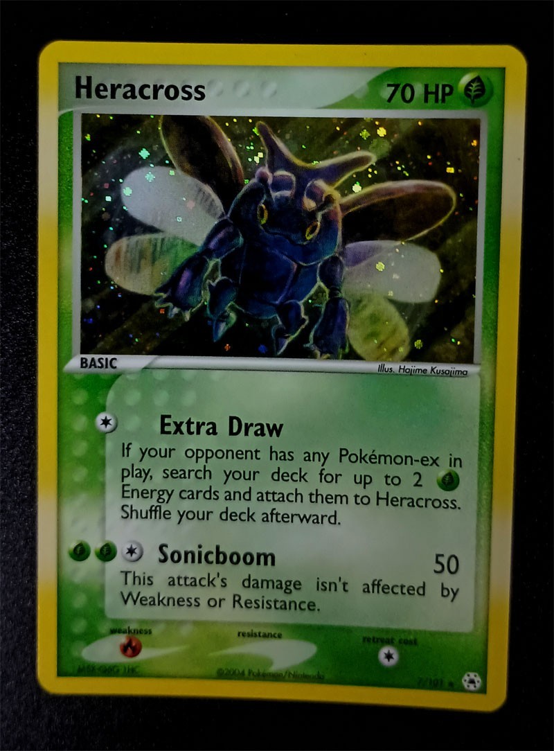Heracross 7/101 Holo Rare EX Hidden Legends NM With Free eBay Shipping 1a Heracross 7/101 Holo Rare EX Hidden Legends NM With Free eBay Shipping 1a