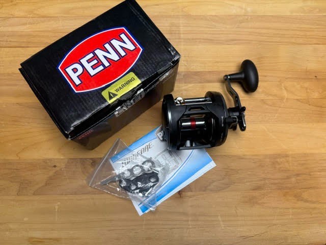 PENN Warfare Level Wind Conventional Fishing Reel WAR30LW Black
