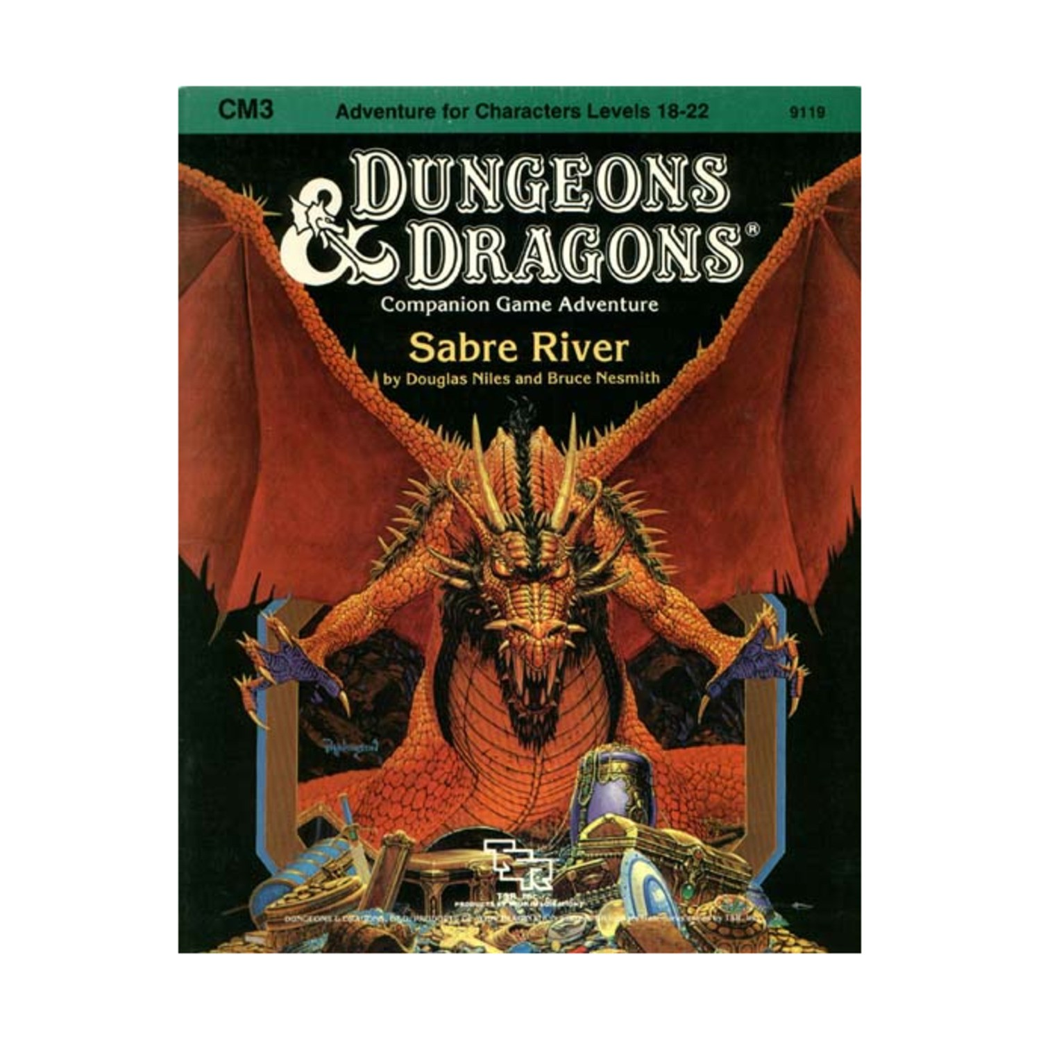 TSR Basic D&D Sabre River VG+ TSR Basic D&D Sabre River VG+