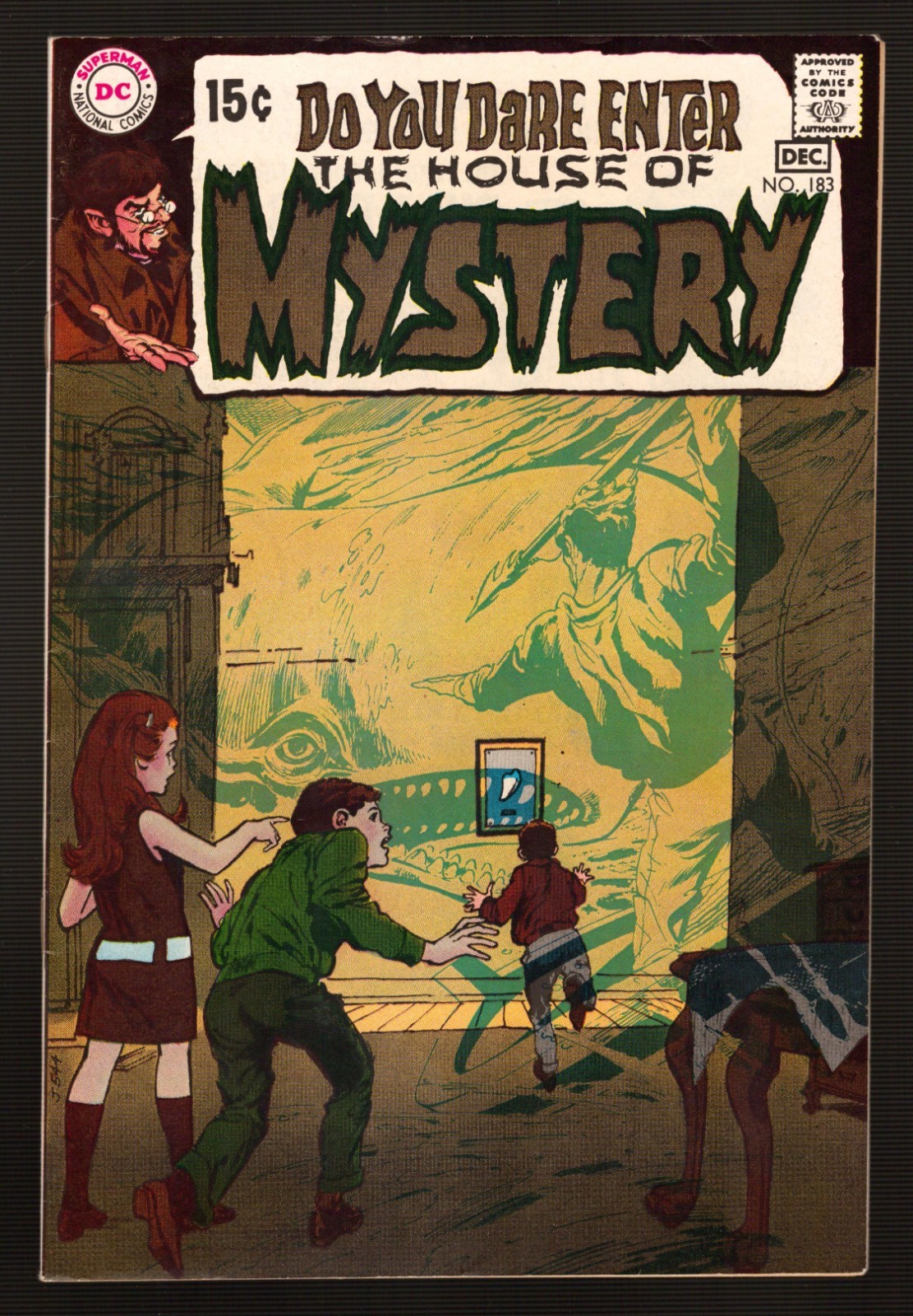 HOUSE OF MYSTERY #183 (1970) NEAL ADAMS, BERNI WRIGHTSON, GRANDENETTI & WOOD ART