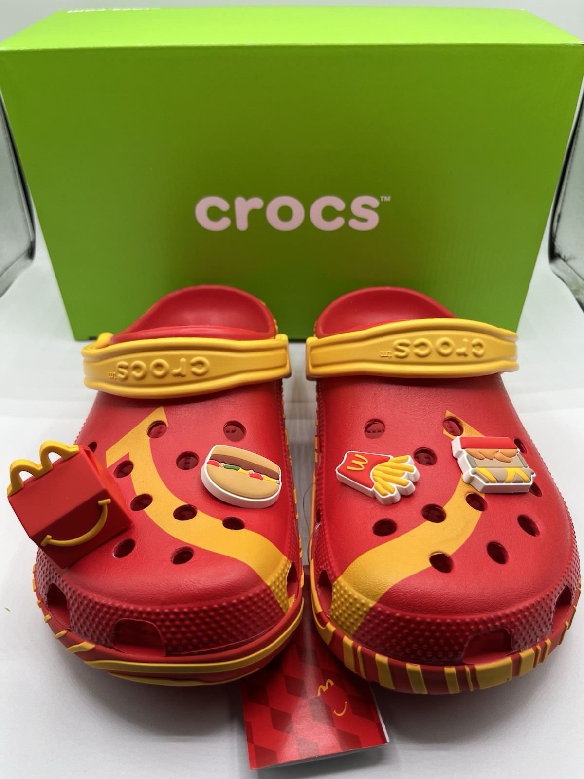 McDonald’s x Crocs Red Happy Meal Classic Clog Unisex Men’s 9 Women’s 11 New Box McDonald’s x Crocs Red Happy Meal Classic Clog Unisex Men’s 9 Women’s 11 New Box