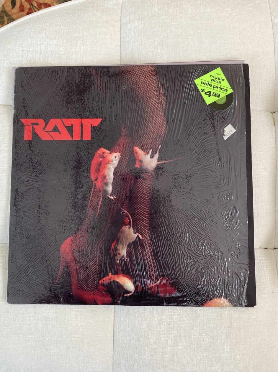 1983 Original Ratt Self Titled Vinyl EP  Black/White Back, Time Coast TC-2203 