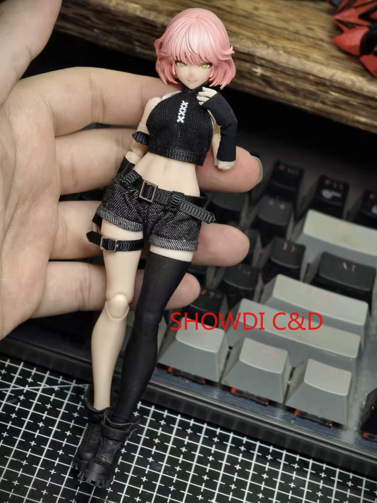1/12 Custom Female Clothes Set For 6\'\' Snail Shell / azone 12 Action Figure 