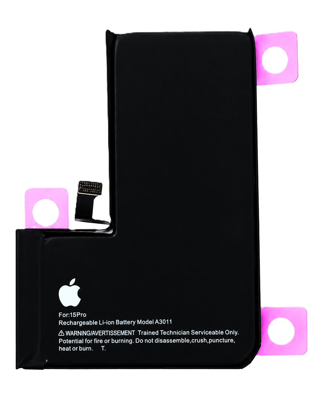 NEW OEM Apple iPhone 15 Pro Replacement Battery Black Diagnostic (100% Health) NEW OEM Apple iPhone 15 Pro Replacement Battery Black Diagnostic (100% Health)