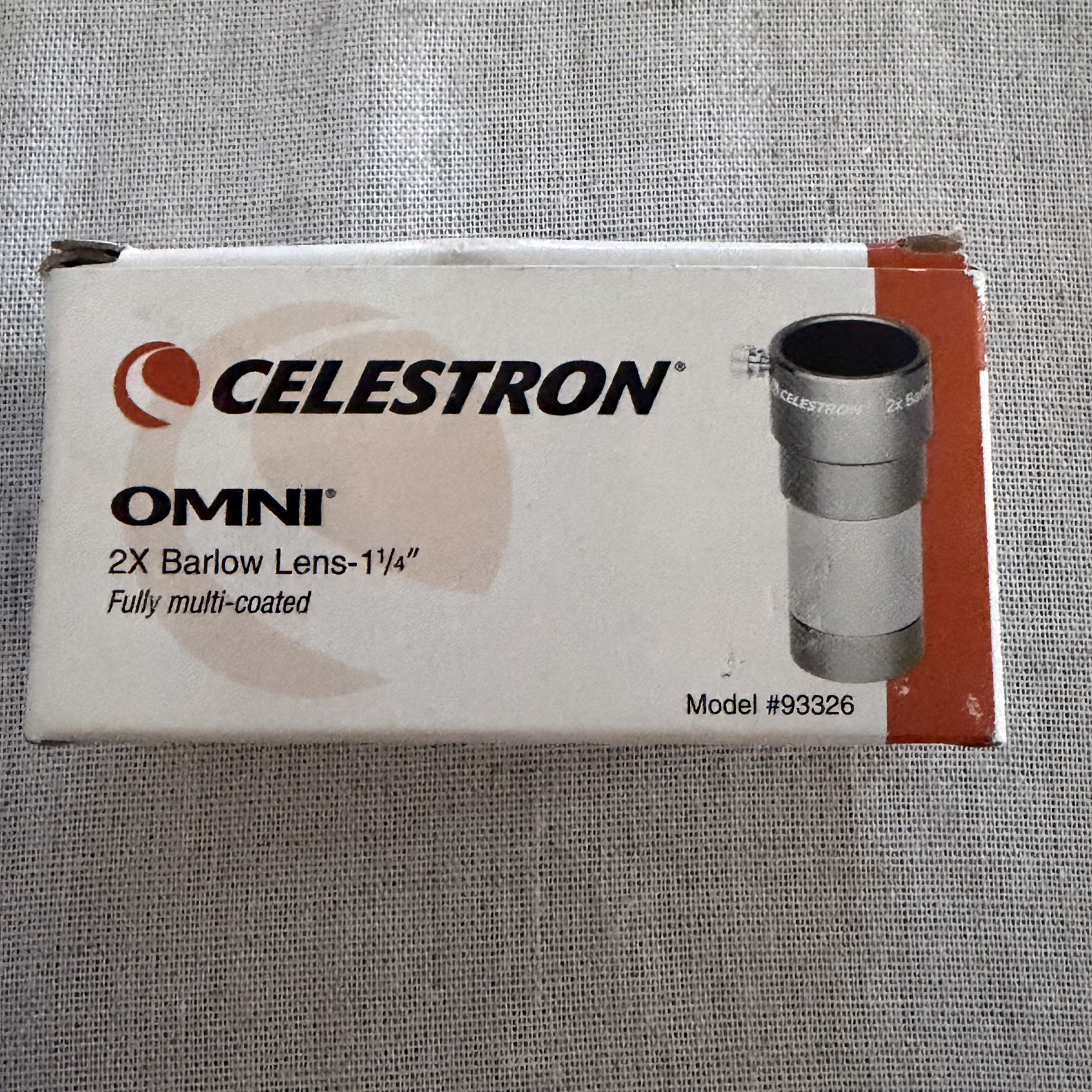 Celestron Omni 2x Barlow Lens 1.25\