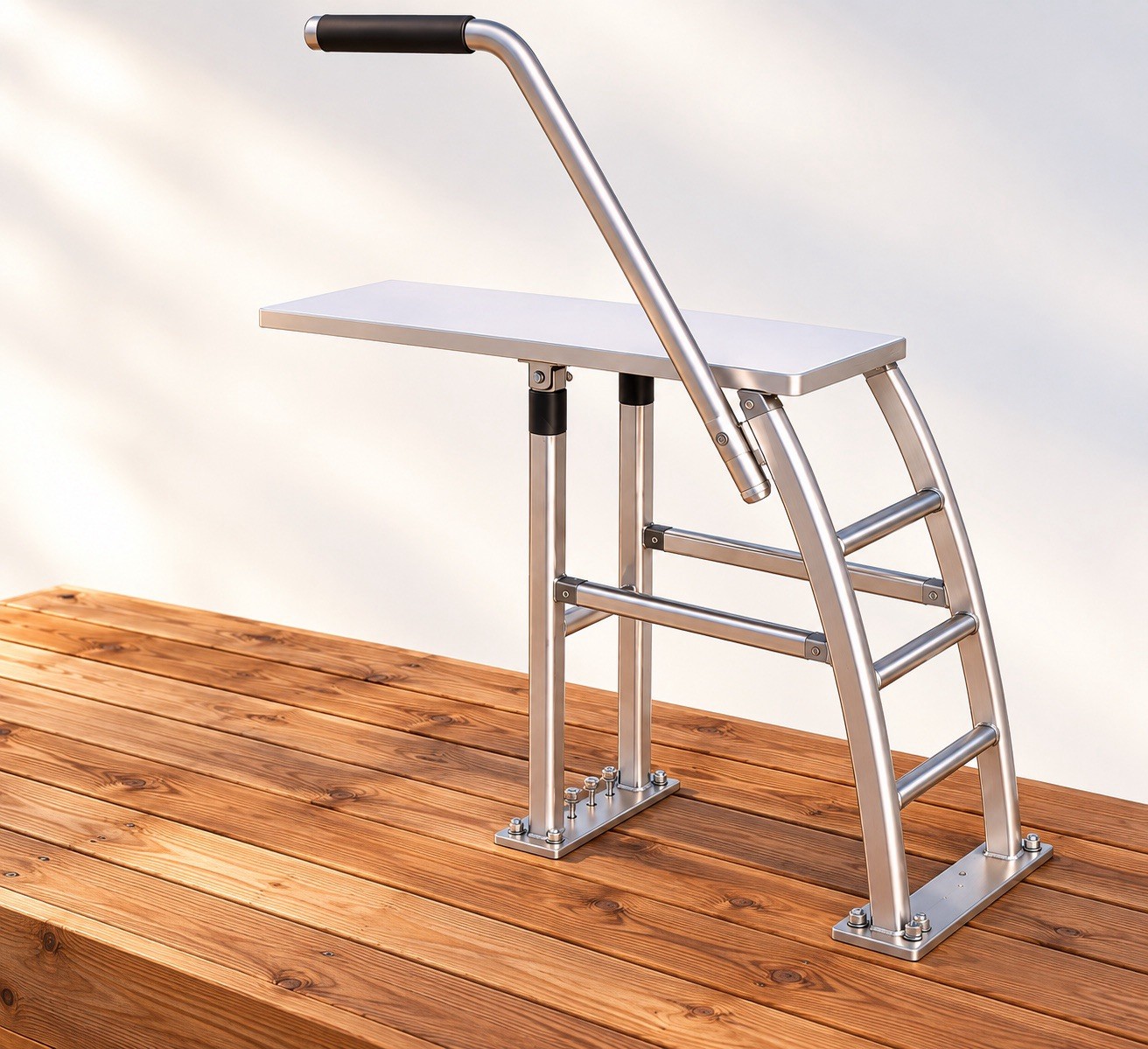 31.5” Dock or Boat Diving Board W Hand Rail Ladder 500LB Hvy Duty $900 MSRP