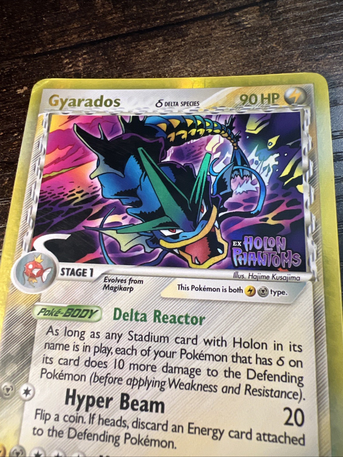 Gyarados (Delta Species) 8/110 STAMPED Holon Phantoms Reverse Holo Pokemon MP/HP