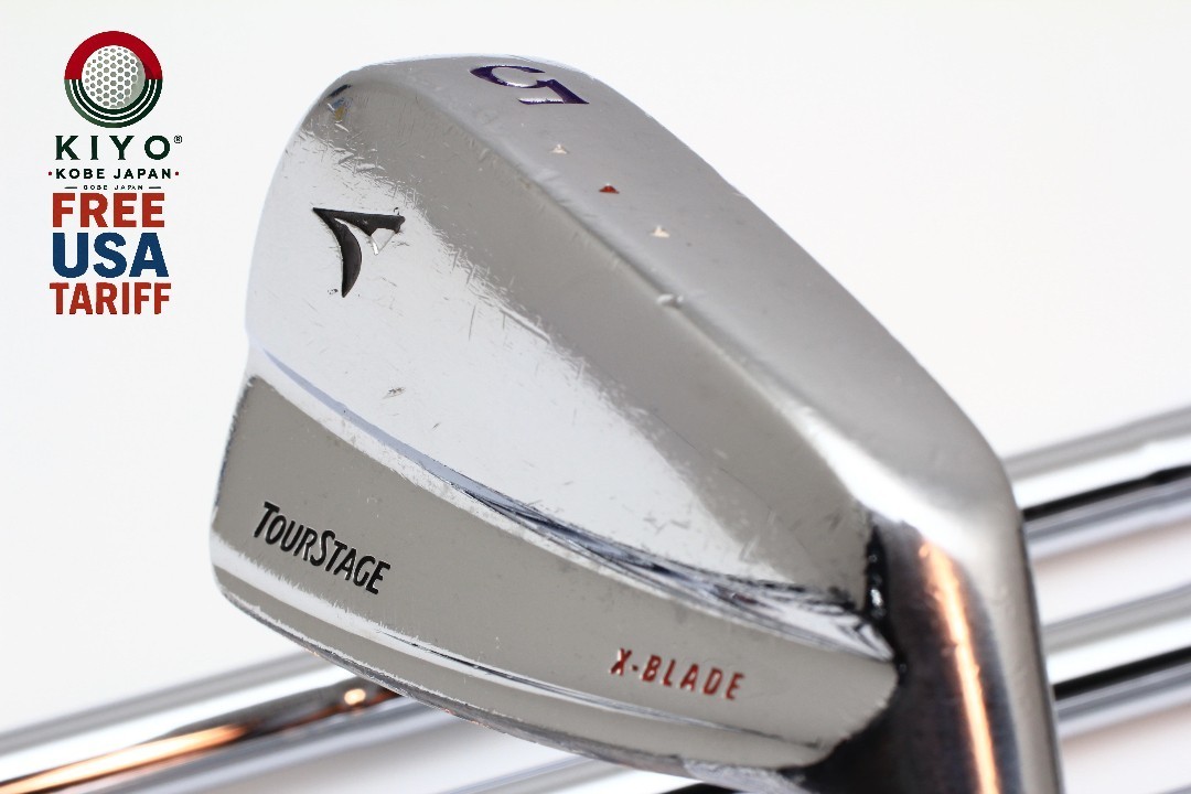 6Pcs BRIDGESTONE X-BLADE PREMIUM FORGED Irons 5-6-7-8-9-PW Stiff Flex DG S200 RH