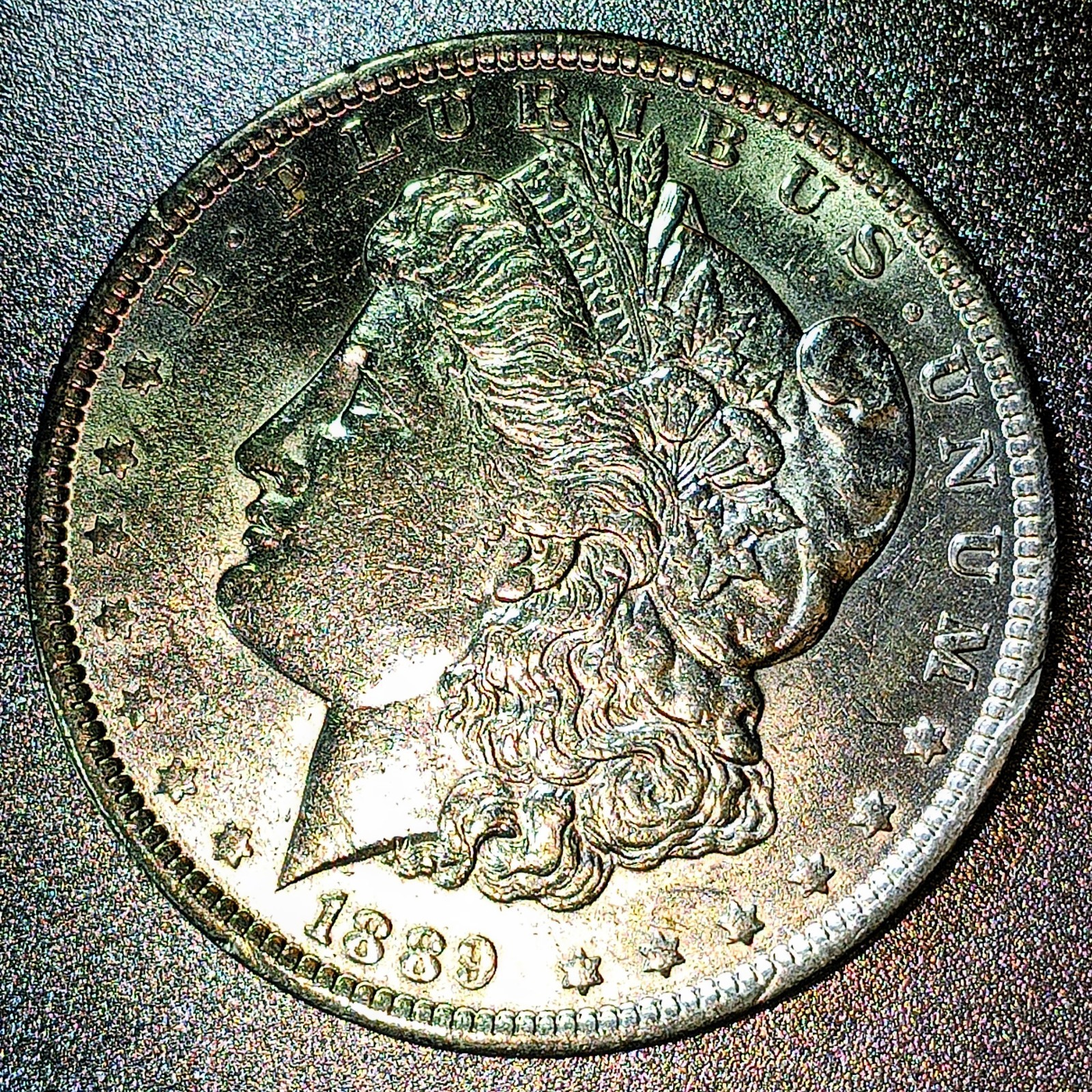 *1889 Morgan Silver Dollar BU 90% Silver *1889 Morgan Silver Dollar BU 90% Silver