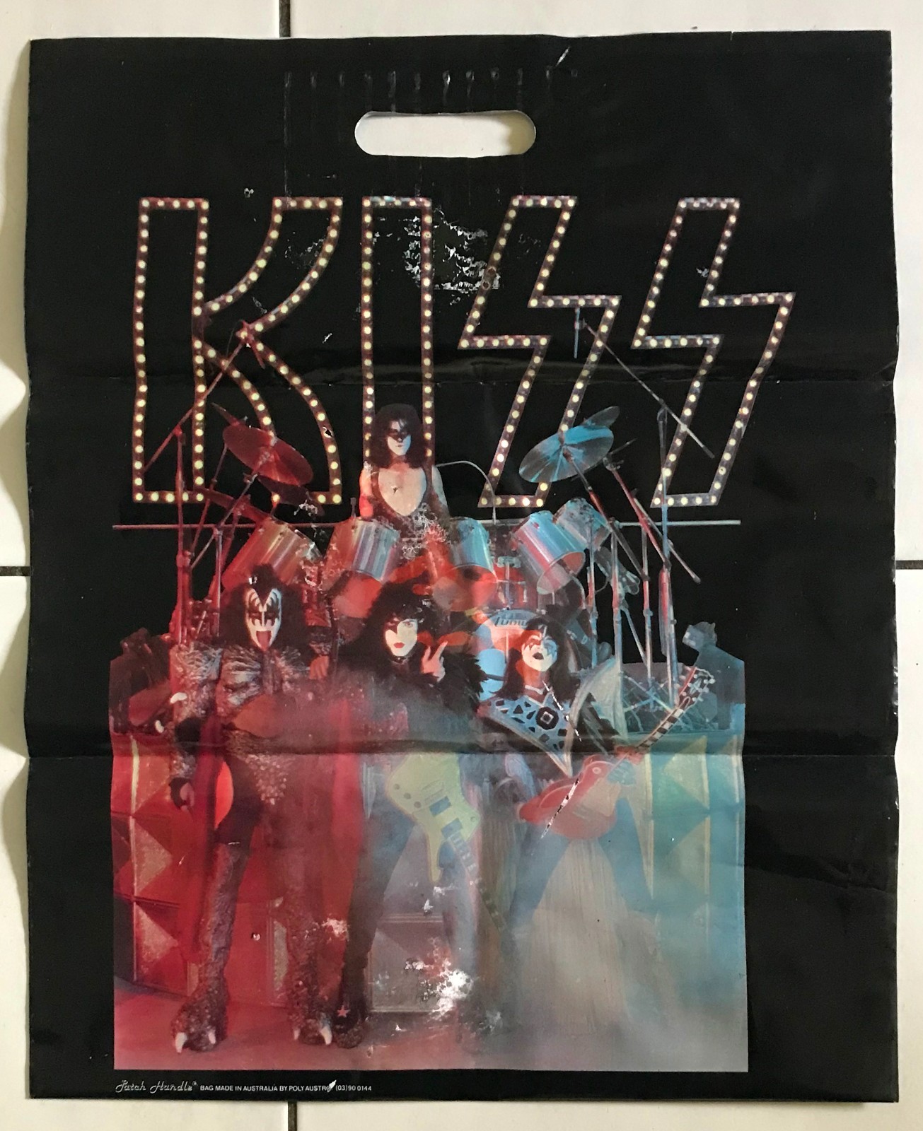 KISS - original 1980 Australian showbag (Gene) Aucoin NICE EXAMPLE
